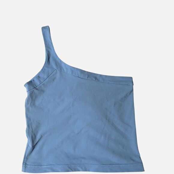 Naf-naf Women's Blue One-shoulder Top - Picture 2 of 5